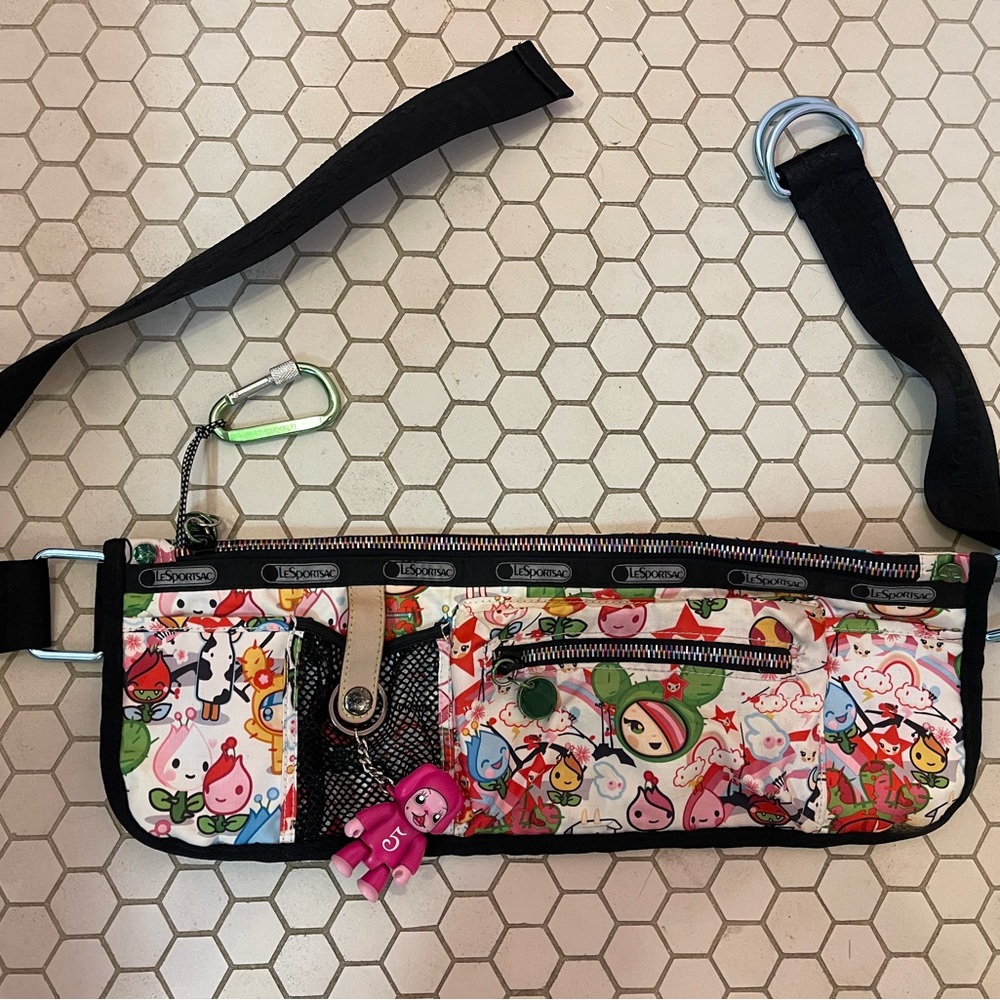 tokidoki X LeSportsac Vacanze Canguro Fanny Pack Crossbody Sling Waist Bag